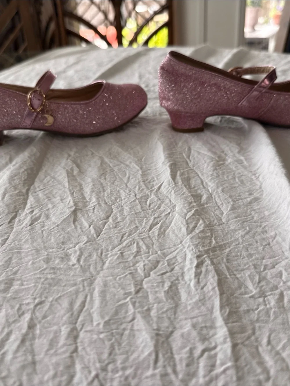 Dream Pairs Girls Glitter Mary Jane Shoes - Pink